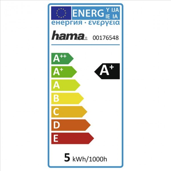 Žárovka Hama WiFi LED GU10 4,5 W, RGB, stmívatelná 