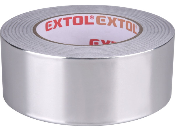 Extol Premium 8856332 páska lepící ALU, hliníková, 50mm x 50m tl. 0,03mm, akryl. lepidlo