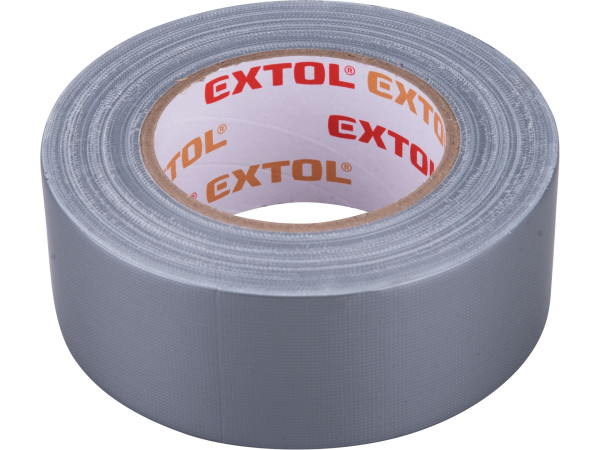 Extol Premium 8856312 páska lepicí textilní/univerzální, 50mm x 50m tl.0,18mm, šedá